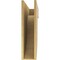Ekena Millwork 7"W x 28"D x 28"H Thin Del Monte Rough Cedar Woodgrain TimberThane Corbel, Primed Tan CORUR07X28X28DELRCPR - alternate 5